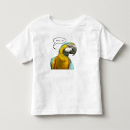 Funny Talking Parrot Kleinkind T - Shirt