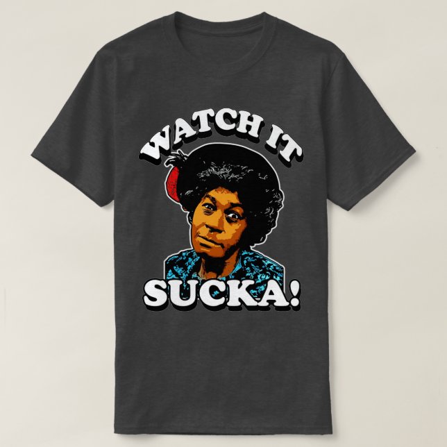 Funny Tante Esther Watch It SuckaT T-Shirt (Design vorne)