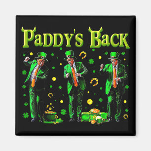 Funny tanzt Trump St Patricks Day Paddys zurück Magnet