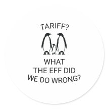 Funny Tariffed Penguins