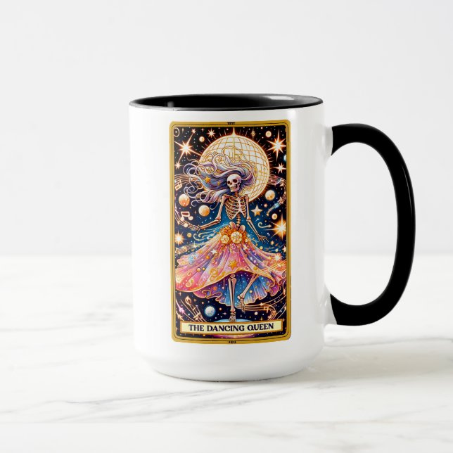 Funny Tarot Card/Die tanzende Königin Tasse (Rechts)