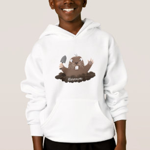 Funny Taschengopher Graben Cartoon Illustration Hoodie