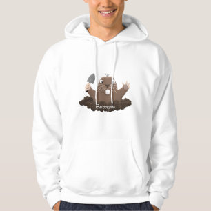 Funny Taschengopher Graben Cartoon Illustration Hoodie