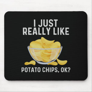 Funny Tato Chips Kunst für Männer Frauen Kinder Be Mousepad