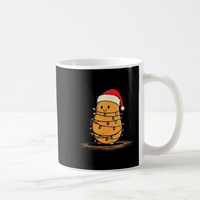 Funny Tato Christmas Graphics Lights Lover  Kaffeetasse (Rechts)