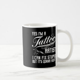Funny Tattoo Artist Kunst für Männer Frauen Tattoo Kaffeetasse