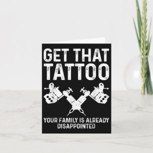 Funny Tattoo Artist Kunst für Männer Frauen Tattoo Karte