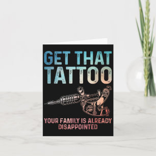 Funny Tattoo Artist Kunst für Männer Frauen Tattoo Karte