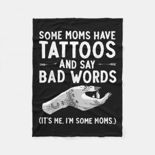 Funny Tattoo Lover Gift - Womens Tribal Tattoo Mam Fleecedecke