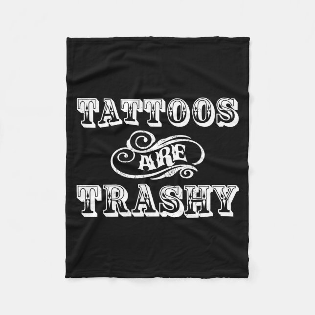 Funny Tattoo Quote Design For Gift  Fleecedecke (Vorderseite)