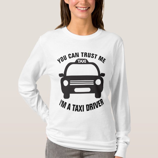 Funny TAXI DRIVER T - Shirt (Vorderseite)