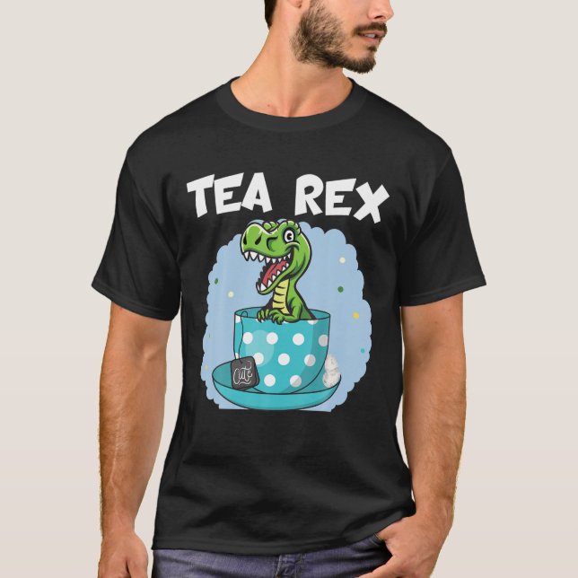 Funny Tea Rex T-Shirt (Vorderseite)