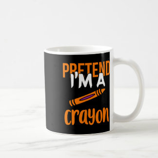 Funny Teacher, als wäre ich ein Crayon Halloween-G Kaffeetasse