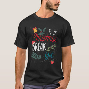 Funny Teacher Christmas ist Weihnachten Weihnachte T-Shirt