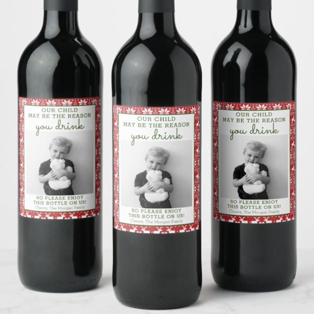 Funny Teacher Gift Wine Label - Weihnachtsgeschenk Weinetikett (Von Creator hochgeladen)