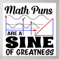 Funny Teacher Poster | Math Pun Poster