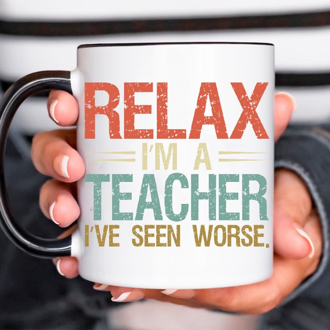 Funny Teacher Retirement Retro Vintager Kaffee Tasse (Funny Teacher Retirement Retro Vintage Coffee Mug)