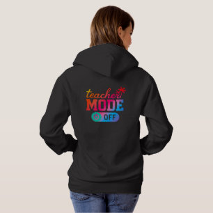 Funny Teacher Sprichwort Vibrant End of Year Tropi Hoodie