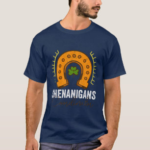 Funny Teacher St Patricks Shenanigans Koordinator T-Shirt