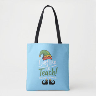 Funny Teacher Weihnachtsunterricht ist mein Favori Tasche