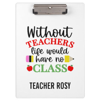 Funny Teacher Wertschätzung Geschenke Zwischenabla Klemmbrett