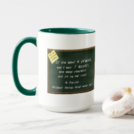 Funny Teacher - Wie ich mathematische Probleme seh Tasse