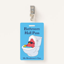 Funny Teachers School Bad Hall Pass Abzeichen Ausweis