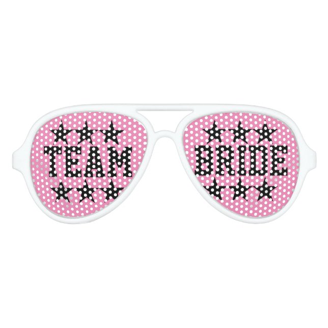 Funny Team Braut Junggeselinnen-Abschied Schattier Sonnenbrille (Vorderseite)