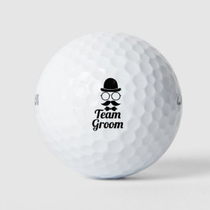Funny Team Groom Bow Krawatte Hochzeit Bachelor Pa Golfball