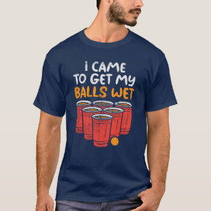 Funny Team Ping Pong Gag Balls NW T-Shirt