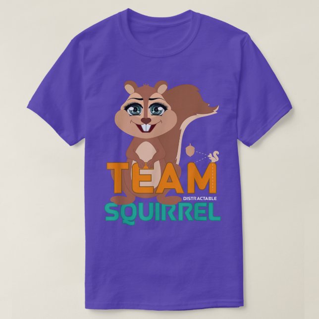 Funny Team Squirrel T-Shirt (Design vorne)