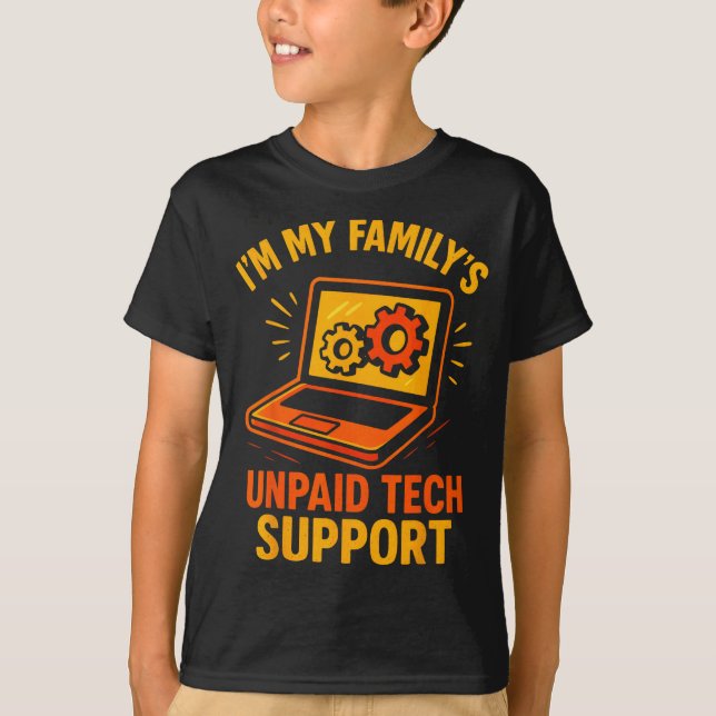 Funny Tech Guy Suprt Computer Geek Nerd Engineer G T-Shirt (Vorderseite)