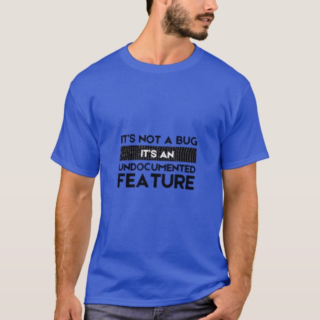 Funny Tech Humor Graphic T-Shirt for Everyday Wear (Vorderseite)