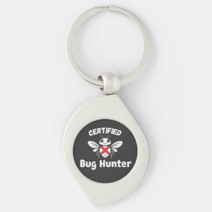 Funny Tech Schlüsselanhänger - "Certified Bug Hunt