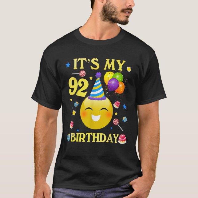 Funny Tee It s My 92nd Birthday Gift 92 Years Old  (Vorderseite)