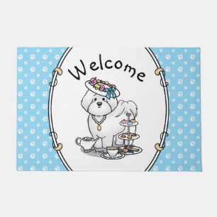Funny Tee Party Bichon Frise Dog - Niedlich Fußmatte