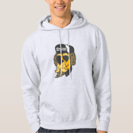 Funny Teeny hellgrauer Bruder Hoodie