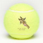 Funny Tennis Balls mit spielerischer Giraffe - Läc Tennisbälle<br><div class="desc">Funny Tennis Balls mit Giraffe Tongue Out und Playful Wink - Lächeln Tier Cartoon Zeichnend - Wählen / Fügen Sie Ihren einzigartigen Text / Schriftart / Farbe - Make Your Special Gift - Neu vergrössern und verschieben oder entfernen und hinzufügen Elemente / Bild mit Anpassungs-Tool ! - Zeichn und Design...</div>