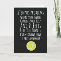 Funny Tennis Coach Cards Rekrutierungsteam