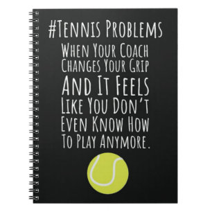 Funny Tennis Coach Geschenke vom Spaß Sport Notizblock