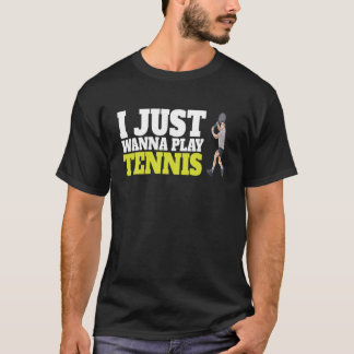 Funny Tennis für alle Tennis Spieler T-Shirt