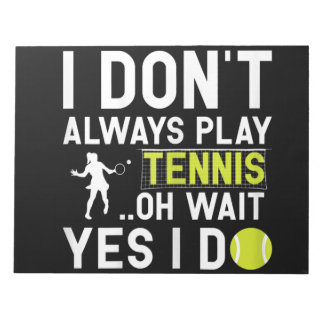 Funny Tennis Lover Spielgeschenke Notizblock
