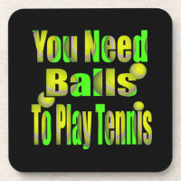 Funny Tennis Need Balls, Untersetzer