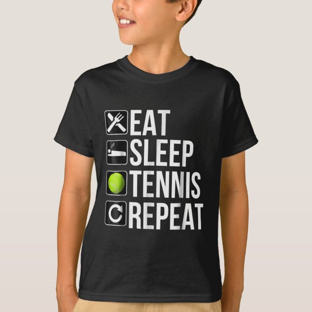 Funny Tennis Player - Geschenk für den kleinen Hun T-Shirt (Vorderseite)
