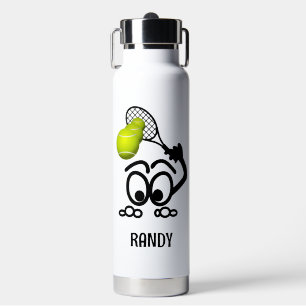Funny Tennis Player Personalisiert Trinkflasche