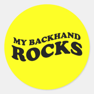 Funny Tennis Sticker Geschenk: Meine Hinterhand-St