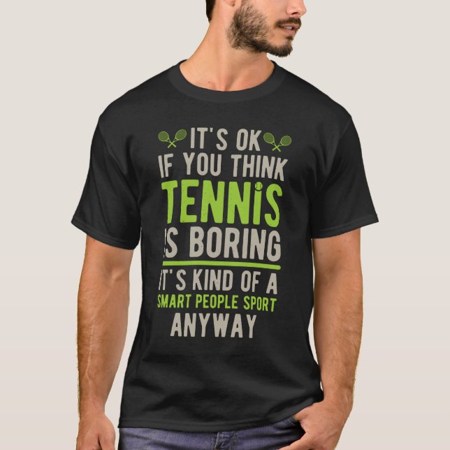 Funny Tennis T-Shirt (Vorderseite)