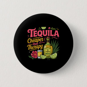 Funny Tequila Drinking Cinco De Mayo Mexikanisches Button