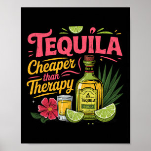 Funny Tequila Drinking Cinco De Mayo Mexikanisches Poster