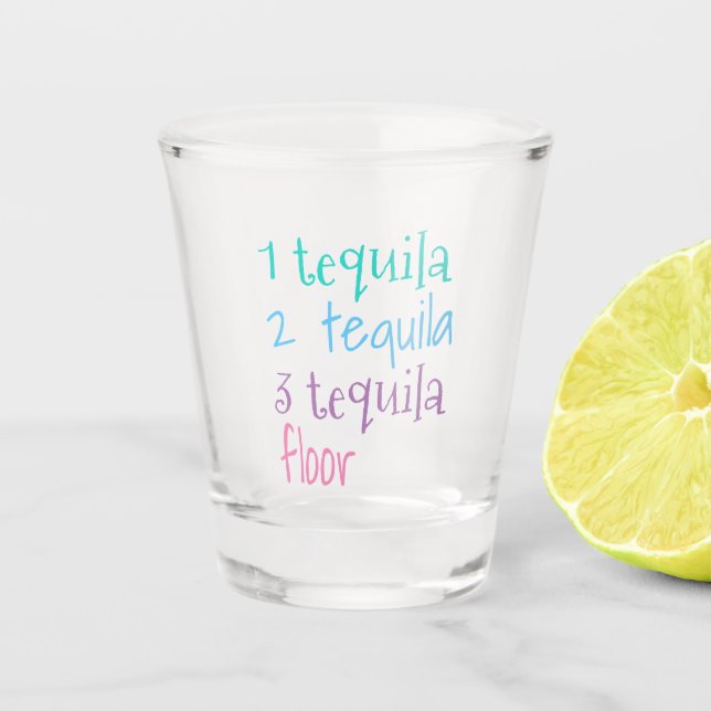 Funny Tequila Shot Glass Schnapsglas (Vorderseite)